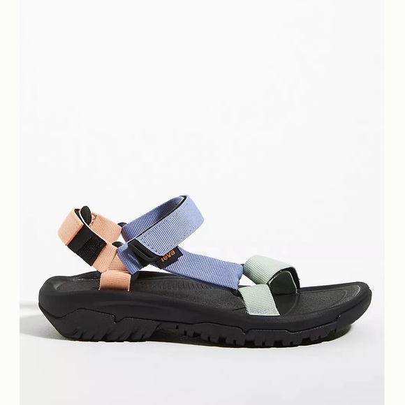 Teva Shoes - Teva Women's Hurricane XLT2 Pastel Multi-Strap Sandal in Black Sole